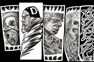 Black flag tattoo idea