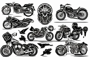 a motorcycle belongs to my grandparents tattoo idea