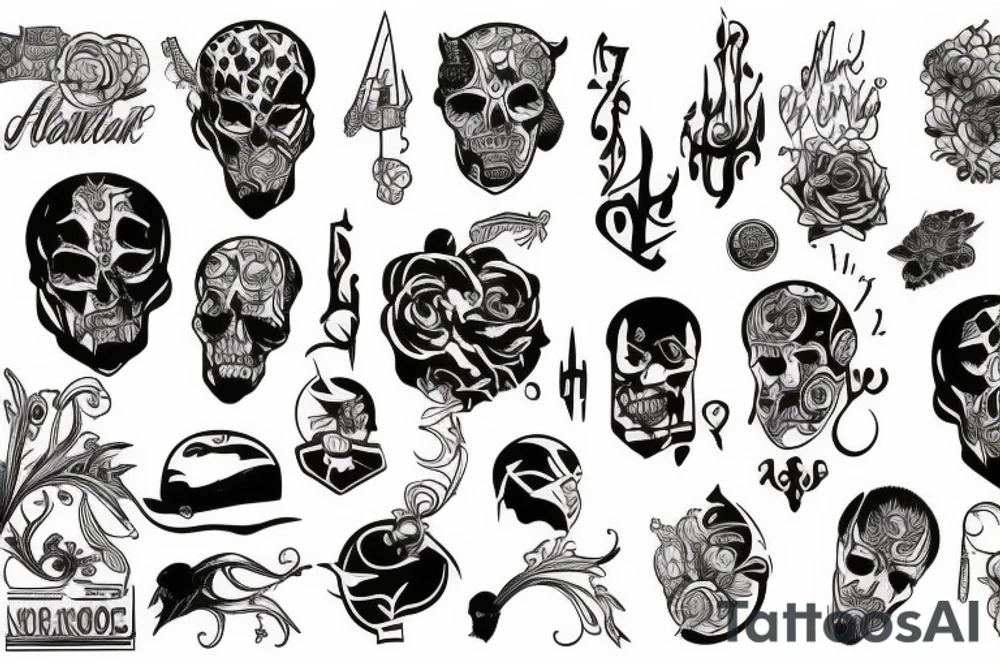 panel house tattoo idea