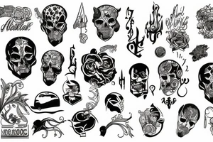 panel house tattoo idea