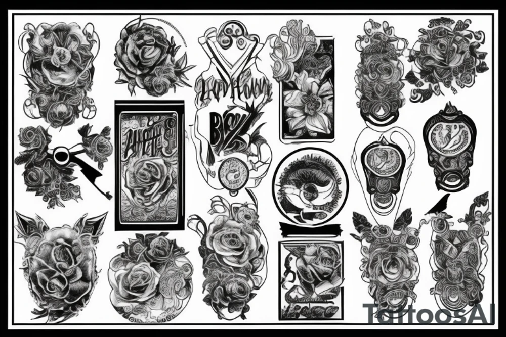 panel house tattoo idea
