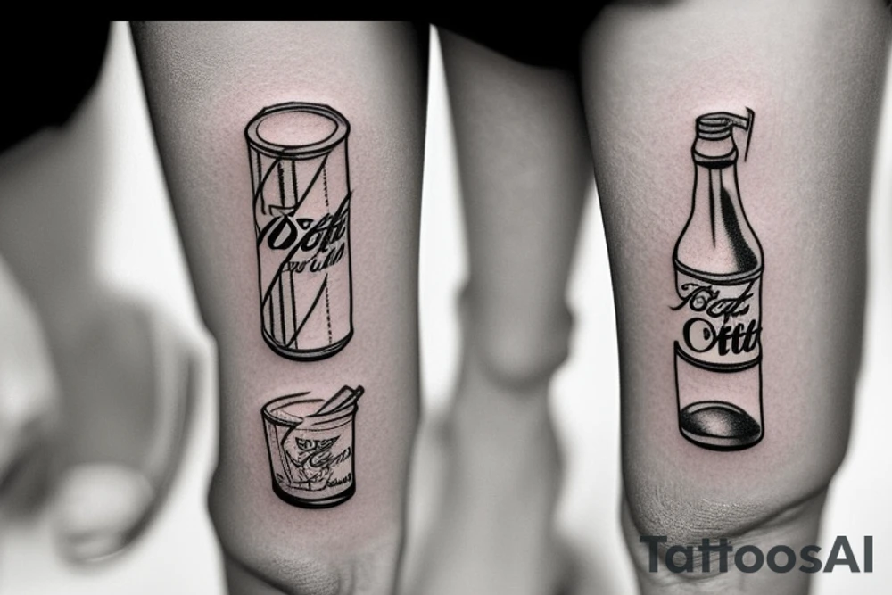 Diet coke tattoo idea