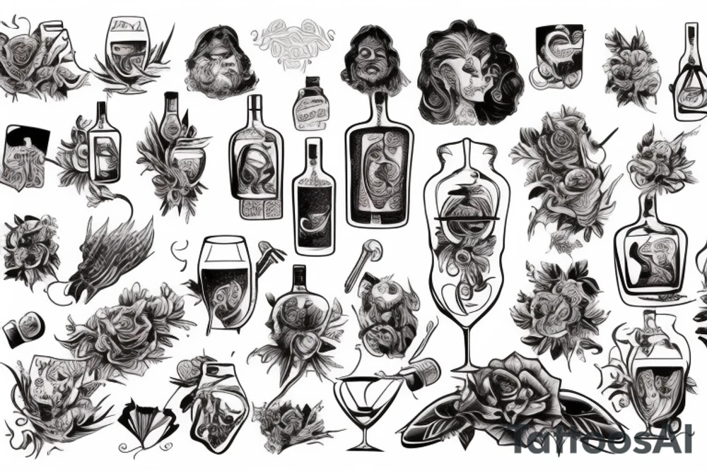 god of wine and ecstacy tattoo idea
