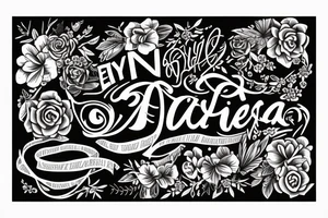 Girl named Elysia tattoo idea