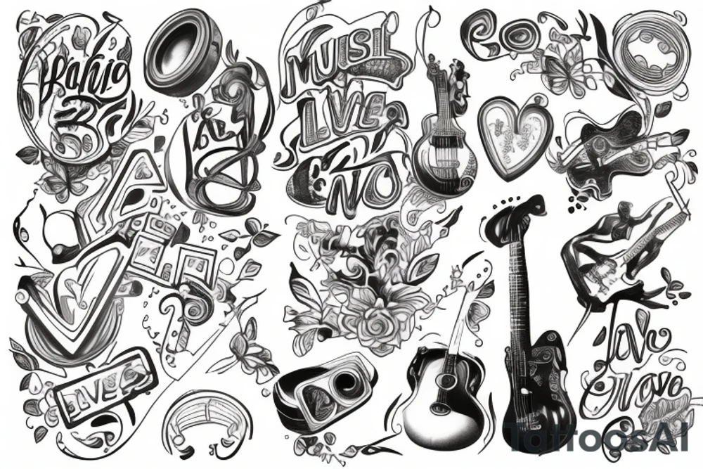 Music, love, Rio, tattoo idea