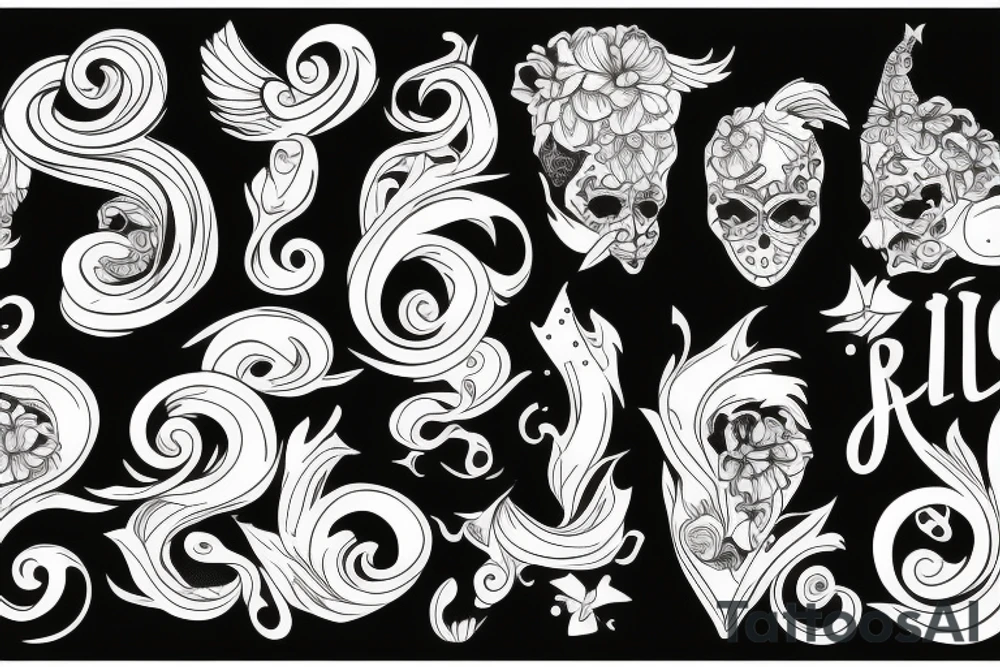 Include the word Rio tattoo idea