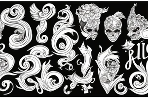 Include the word Rio tattoo idea