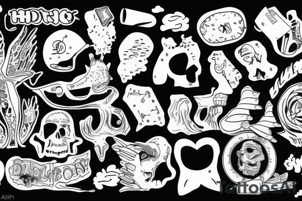 ADHD in the brain tattoo idea