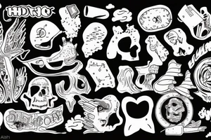 ADHD in the brain tattoo idea