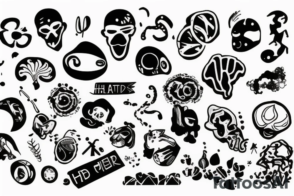ADHD in the brain tattoo idea
