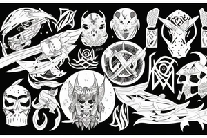A warrior defending earth tattoo idea