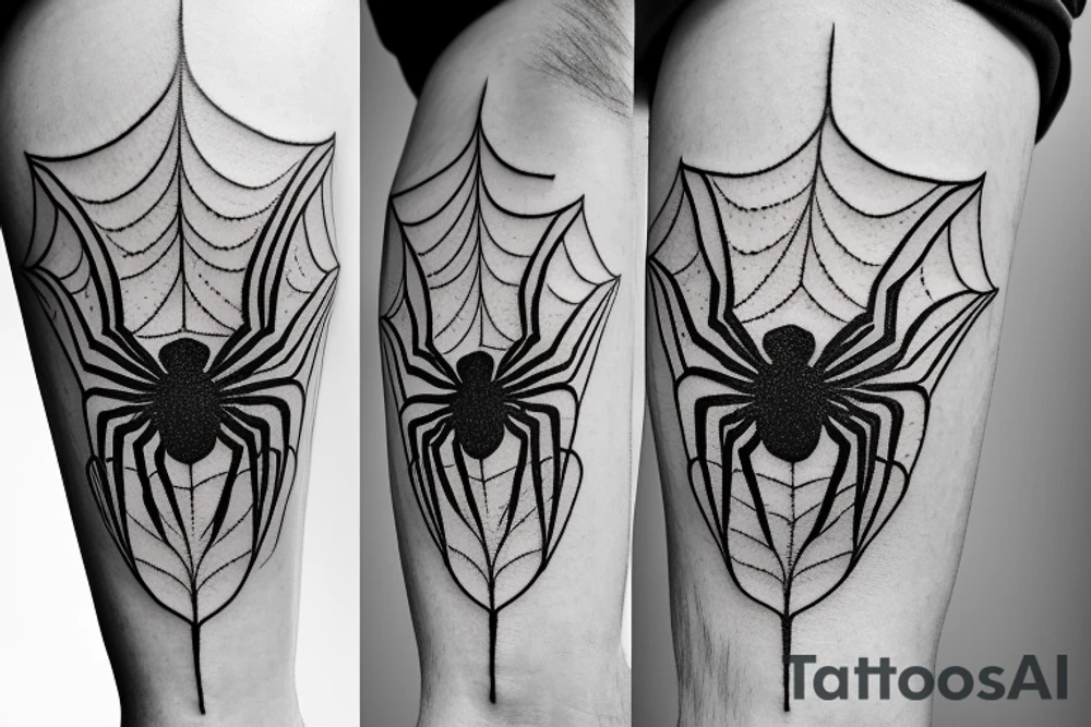 WEAVER. SPIDER, BALANCE tattoo idea