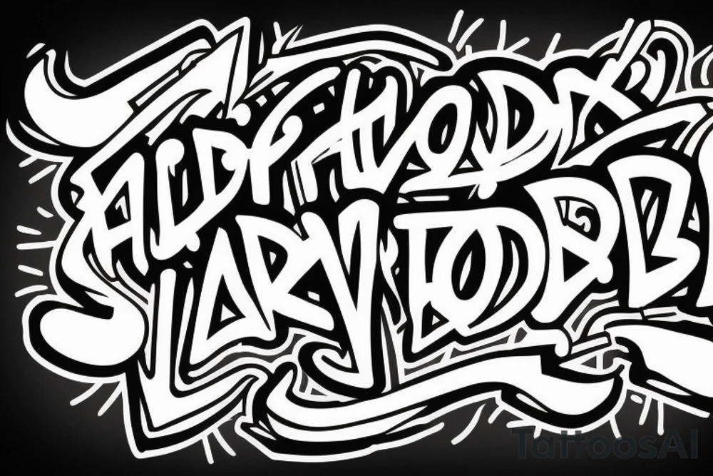 Hip hop is not dead tattoo idea
