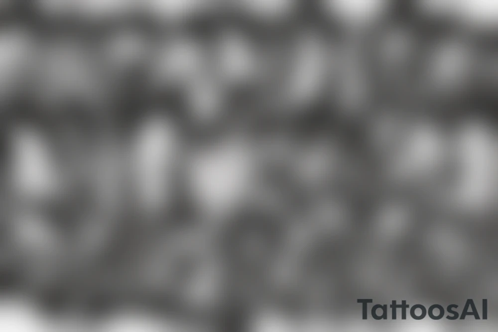 Hip hop is not dead in graffiti lettering tattoo idea