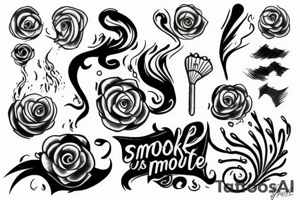 smoke tattoo idea