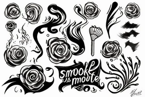 smoke tattoo idea