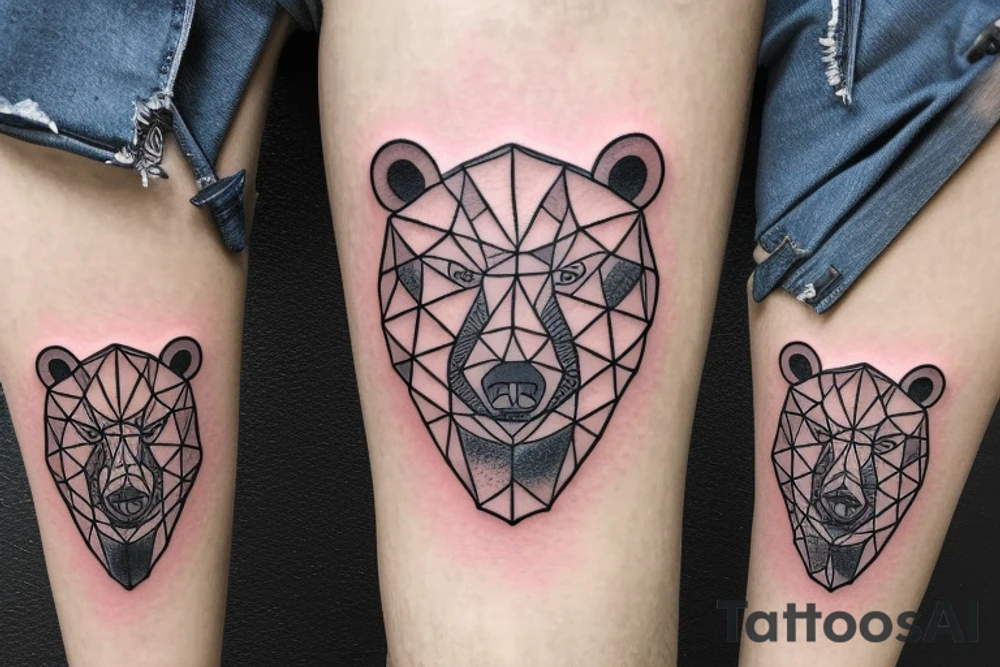 A Bear with the words “my past is not the residence I choose to reside” tattoo idea