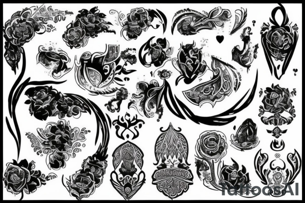 ведьмак на коне tattoo idea