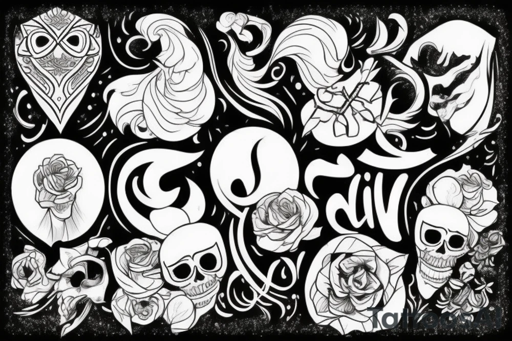 ведьмак на коне tattoo idea