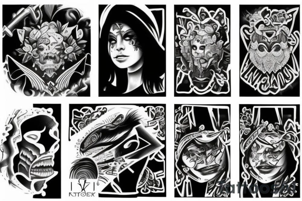 Graffiti Vosablok tattoo idea