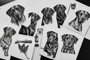 labrador tattoo idea