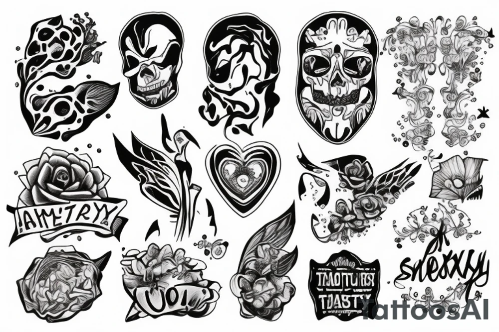 anxiety tattoo idea