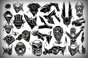 Cyber sigilism tattoo idea