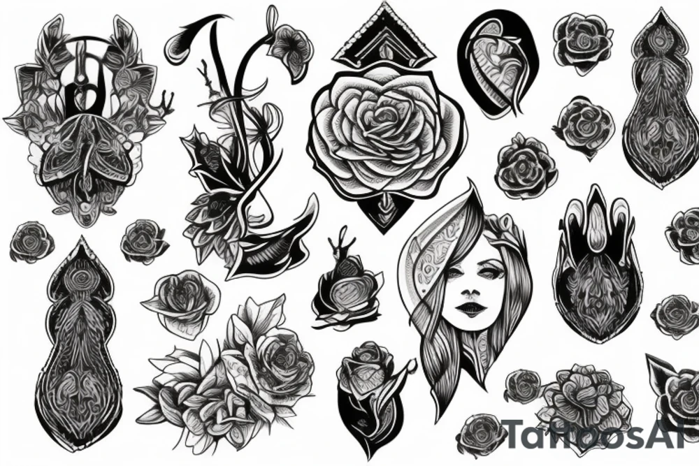 злой лис tattoo idea