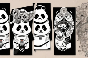 jedi panda tattoo idea