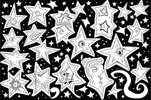 Stars tattoo idea