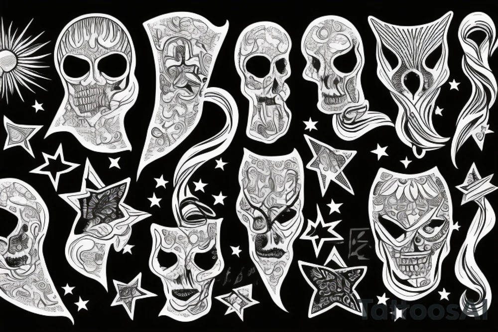 Stars tattoo idea