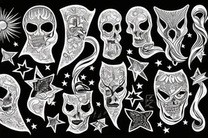 Stars tattoo idea