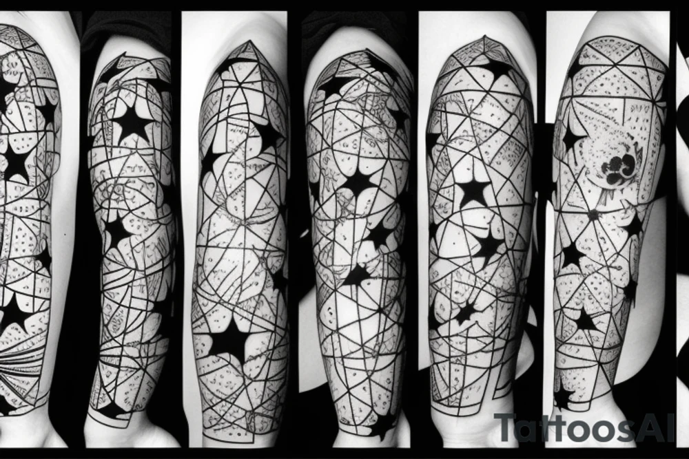 Shooting star tattoo idea