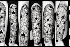 Shooting star tattoo idea