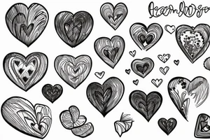 J with heart tattoo idea