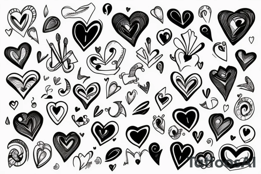 J with heart tattoo idea