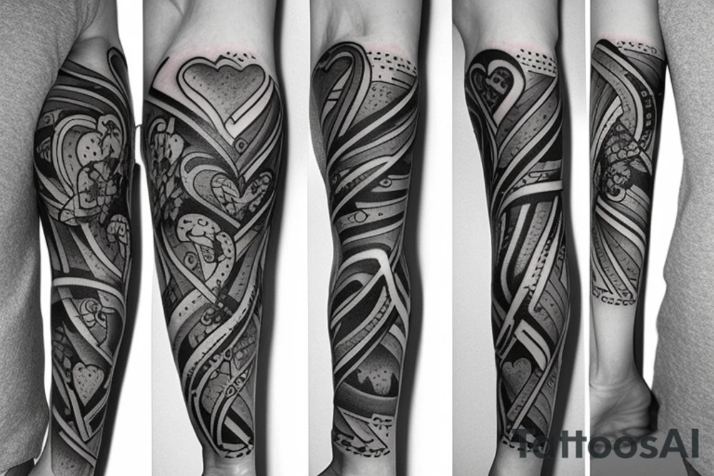 J with heart tattoo idea