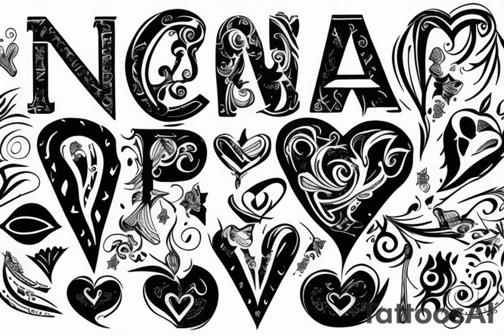 J with heart tattoo idea
