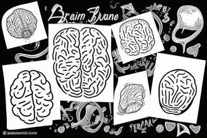 A brain in a sink tattoo idea