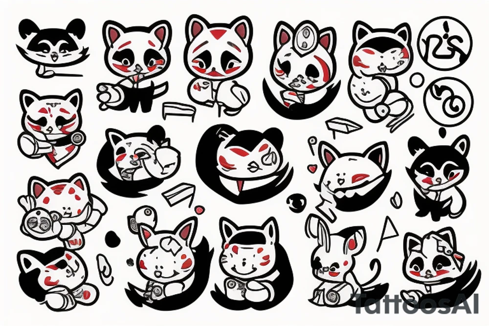 Retsuko cute and rage tattoo idea