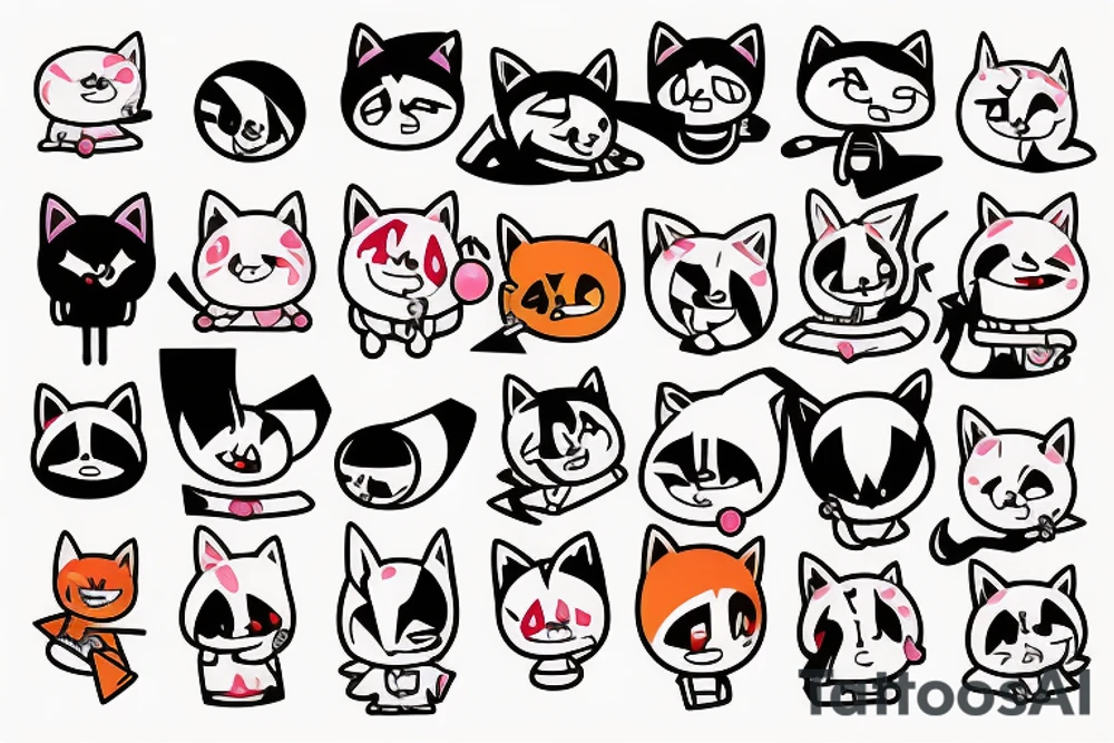 Aggretsuko cute and rage tattoo idea