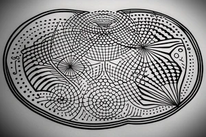 anvil in circle graphics sketch tattoo idea