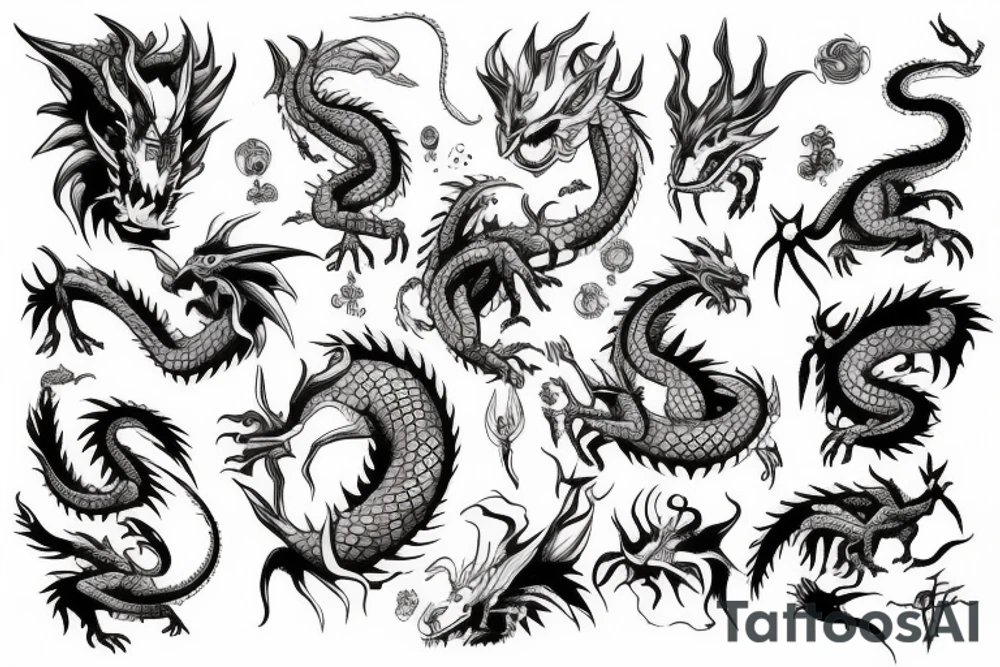 Dragon tattoo idea