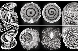 spiral downloads symbolizing the process of restoration, rebirth, rebirth, rebirth, reproduction, rebirth, restoration, galvanization, rebirth, rebirth, return to life, resurrection tattoo idea