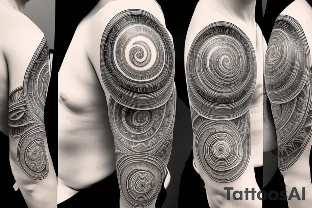 spiral downloads symbolizing the process of restoration, rebirth, rebirth, rebirth, reproduction, rebirth, restoration, galvanization, rebirth, rebirth, return to life, resurrection tattoo idea