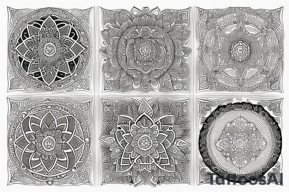 Thai Mandala tattoo idea