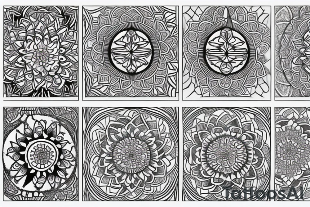 Lotus Mandala tattoo idea
