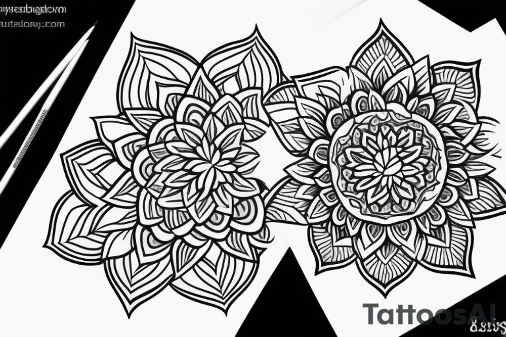 Lotus Mandala tattoo idea