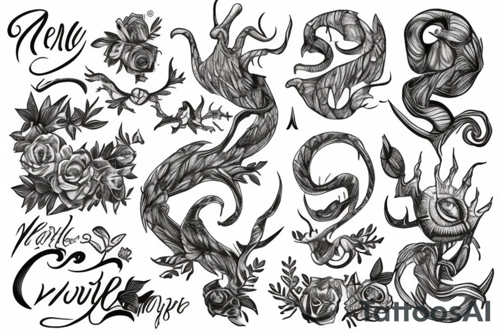 The word nepenthe tattoo idea