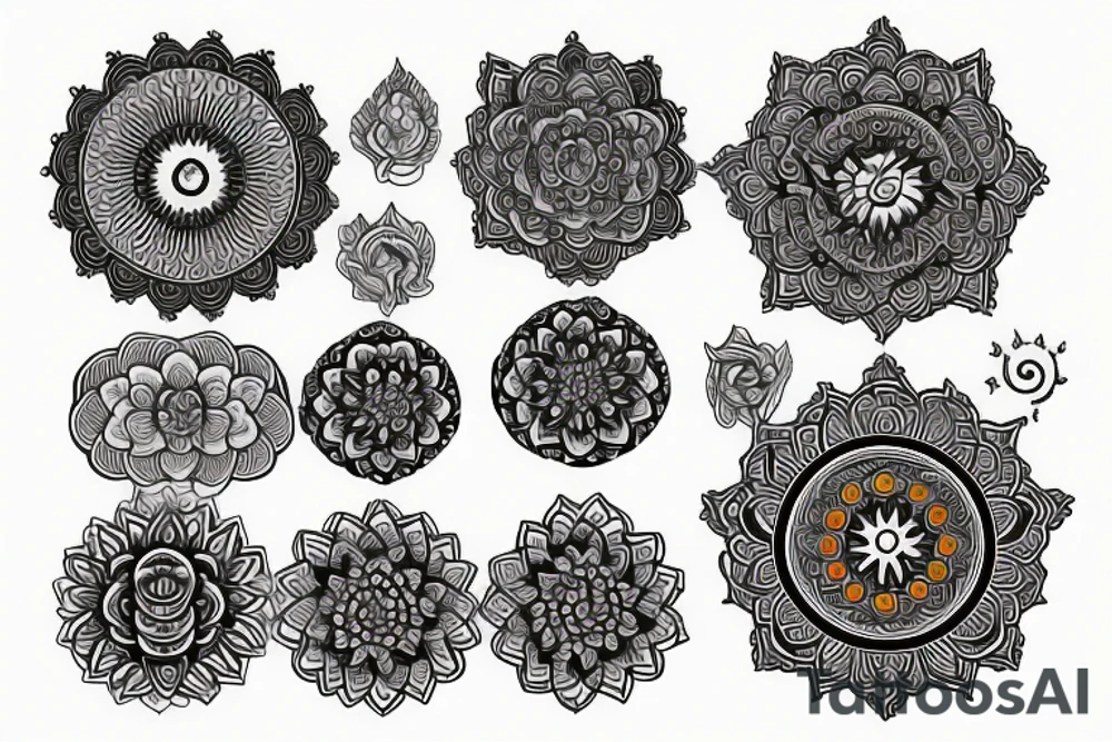 Mandala buddhism tattoo idea
